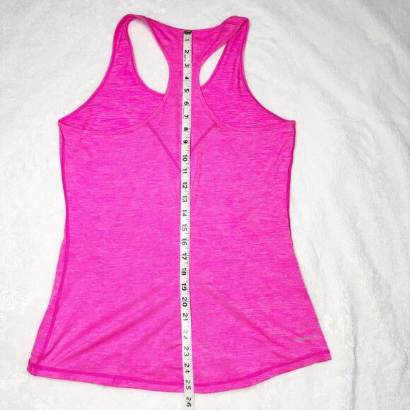 CHAMPION Performance Neon Pink Marl Racerback Tank Workout Top Medium - Picture 6 of 7